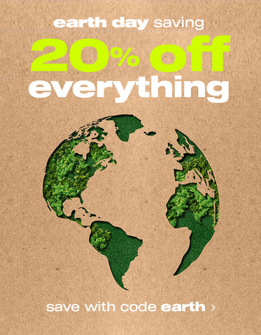Earth Day Saving: 20% Off Everything! Save With Code EARTH