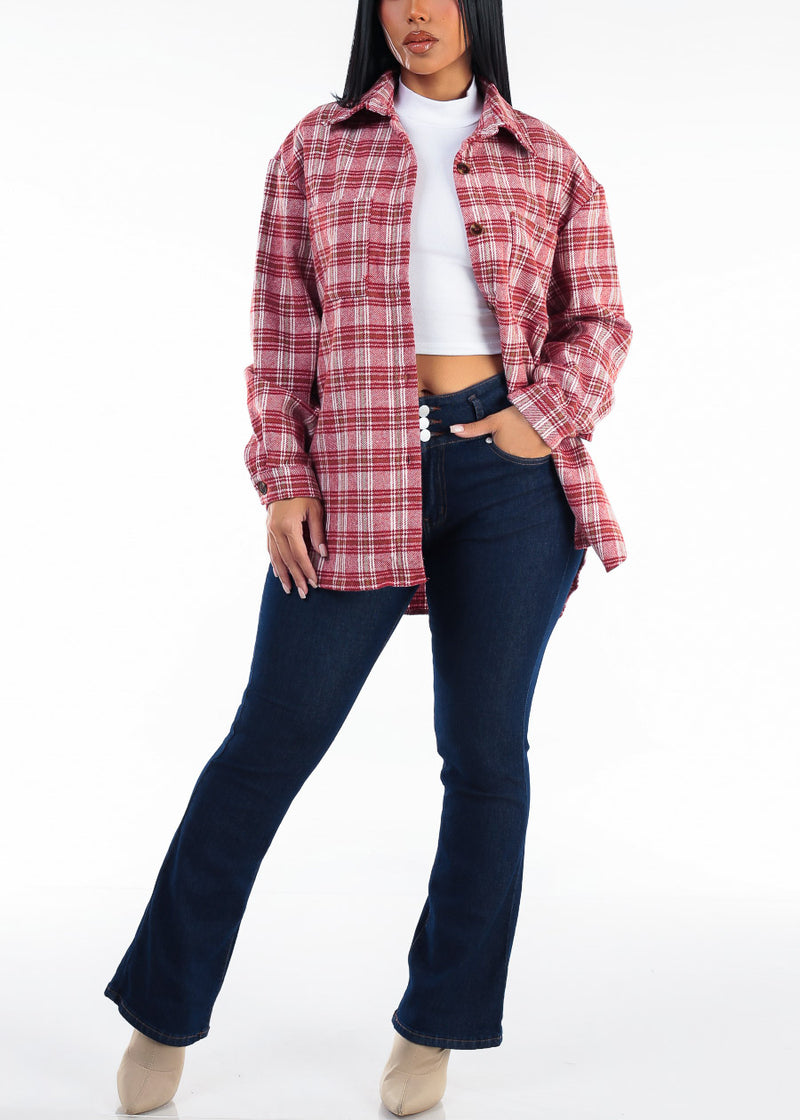 Long Sleeve Mock Neck Stretch Crop Top White