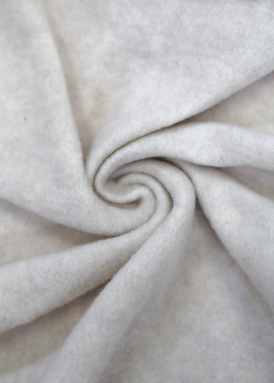 High Waist Relaxed Fit Utility Fleece Sweatpants Heather Beige