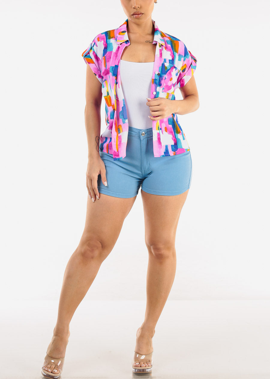 Sleeveless Square Neck White Thong Bodysuit