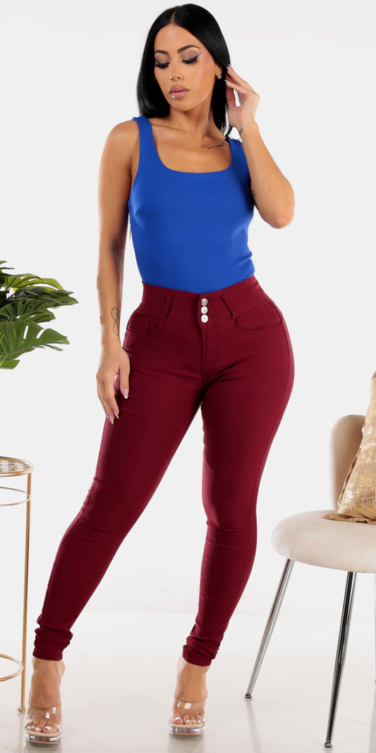 Blue Butt Lift Hyper Stretch Outfit