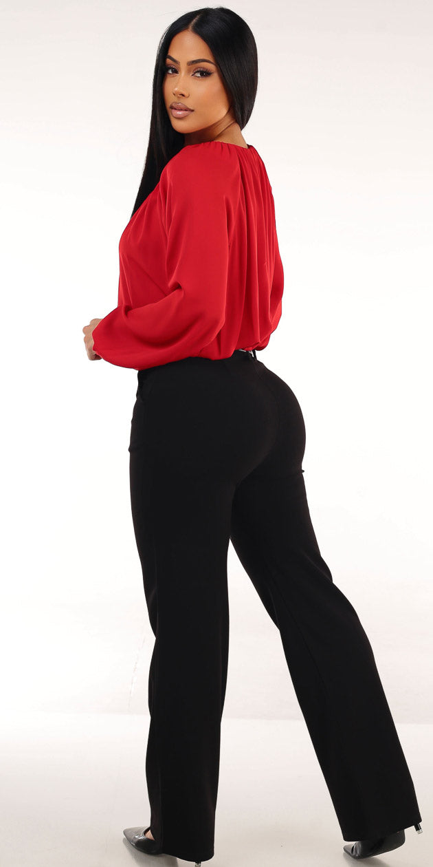 Red Levantacola Pants Combo