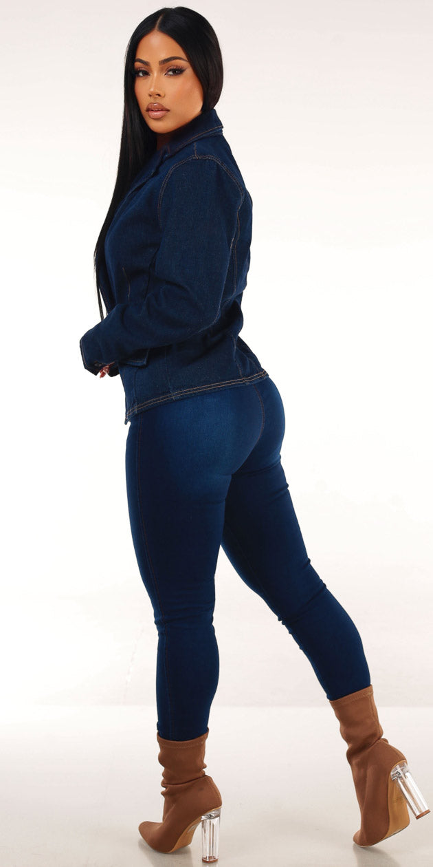 Denim Beige Levantacola Skinnies Trio