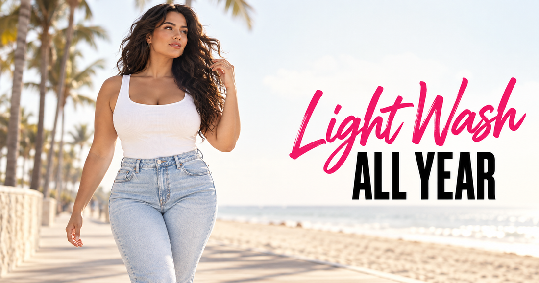 Light Wash Jeans: How to Style Them in Every Season