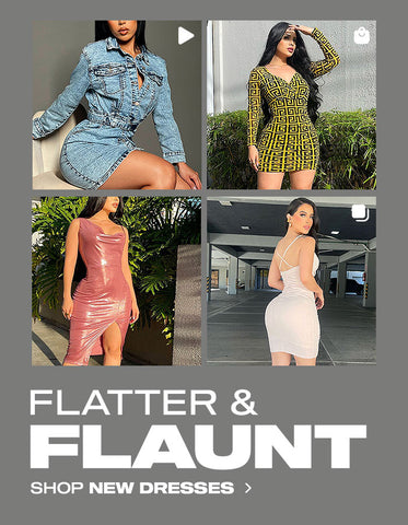 Flatter & Flaunt: Shop New Dresses