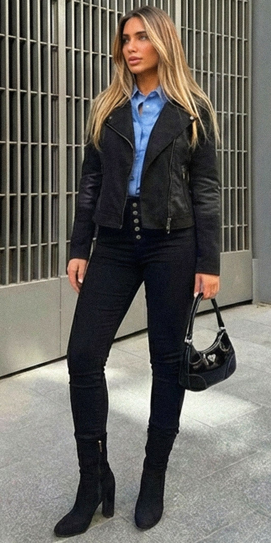 Suede Blue Levantacola Denim Trio