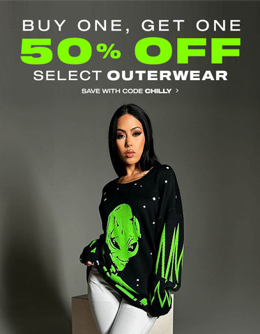 Buy One, Get One 50% Off Select Outerwear Use Code CHILLY