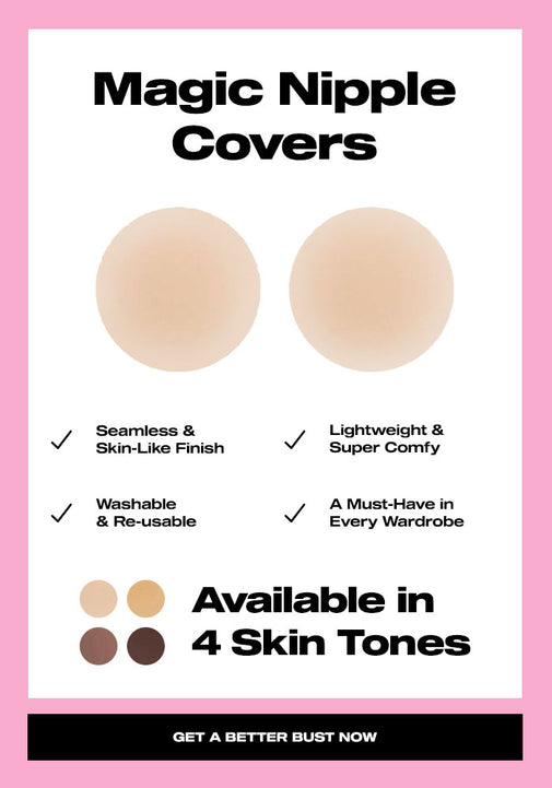 Boomba Magic Nipple Covers: Seamless & Skin-Like Finish! Get a Better Bust Now