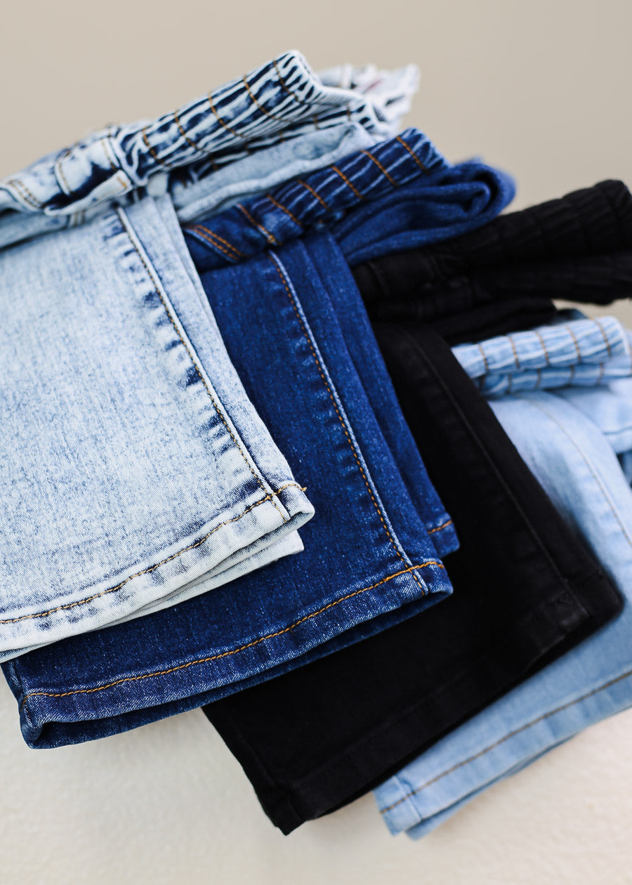 MX JEANS Butt Lift 5 Button Spandex Waist Bootcut Jeans Light Wash