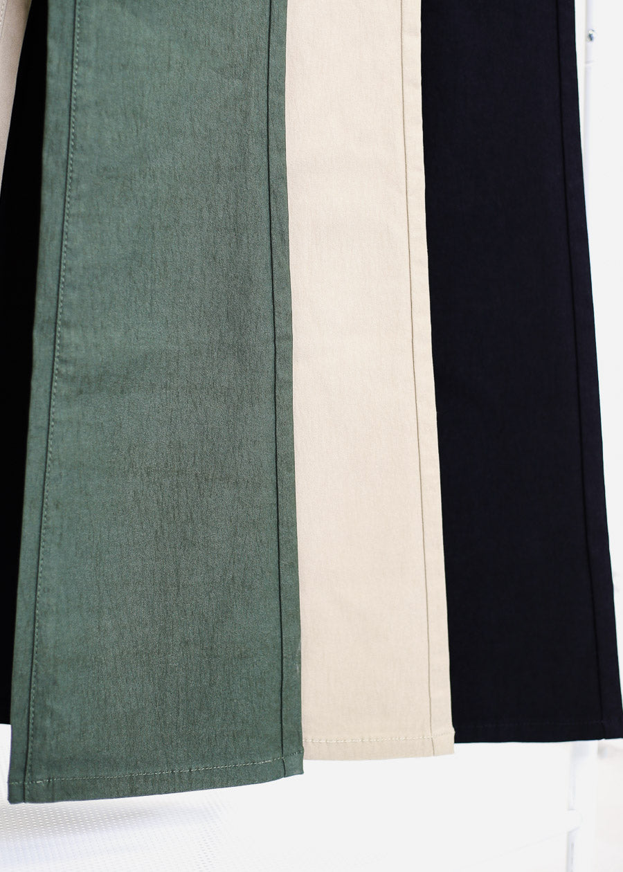 MX JEANS Butt Lift Hyper Stretch Bootcut Pants Olive