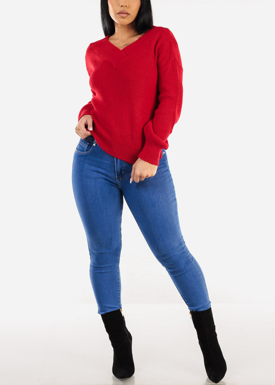 Butt Lift Super High Waist Skinny Jeans Royal Blue Wash