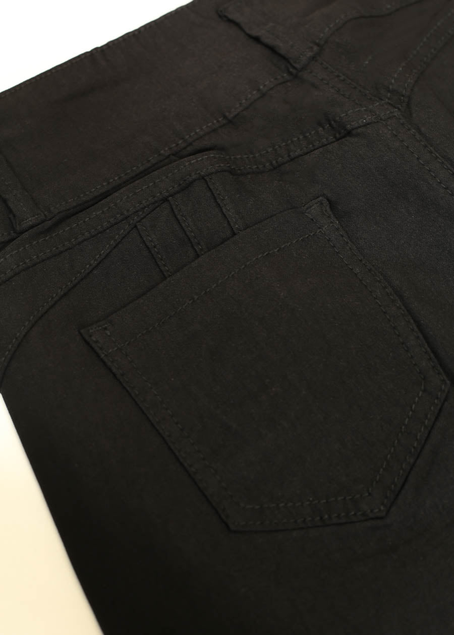 MX JEANS Black High Waist Butt Lift Levanta Cola Jeggings