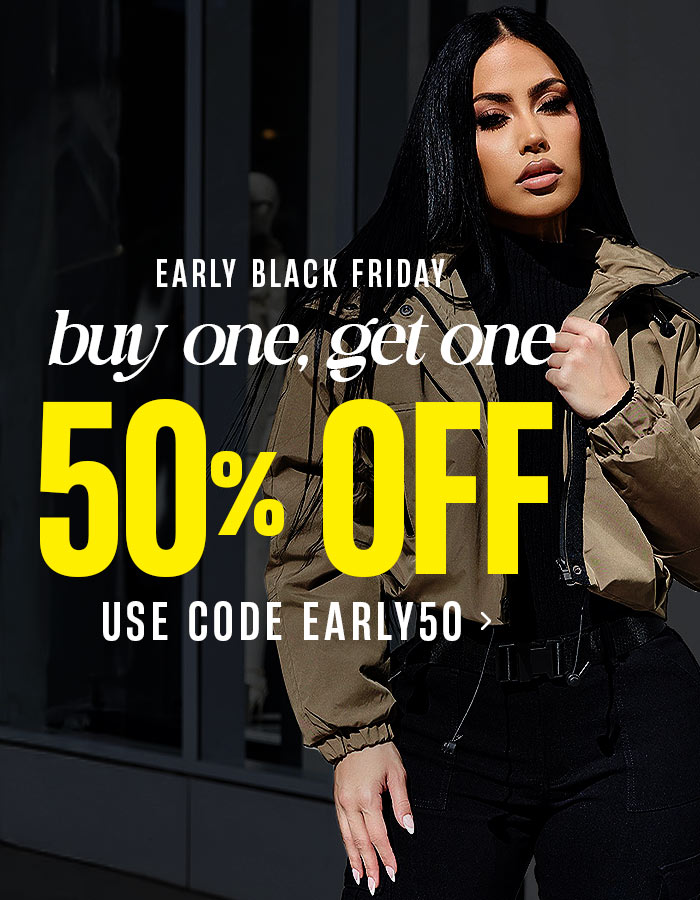 Buy One, Get One 50% Off: Early Black Friday Sitewide Saving Use Code EARLY50