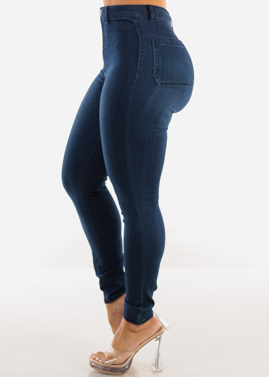 Super High Waisted Super Stretch Skinny Jeans