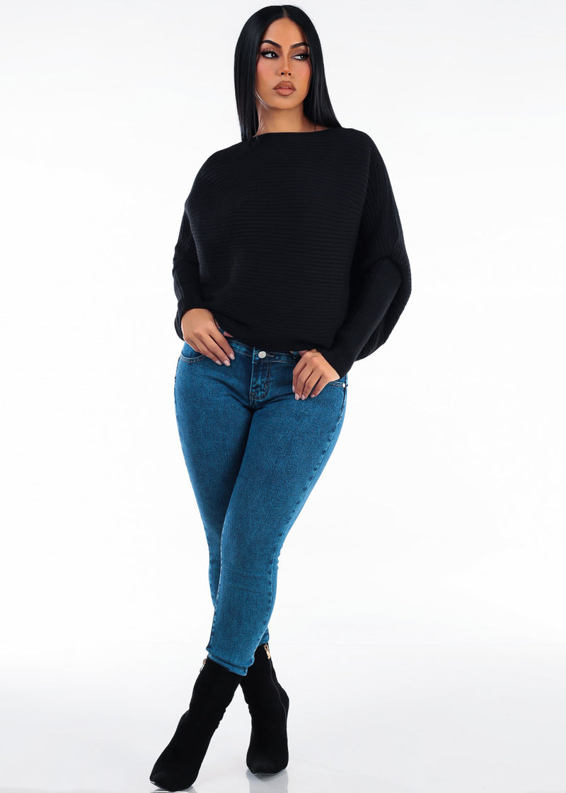 Levantantacola High Waist Stretch Skinny Jeans Dark Acid Wash