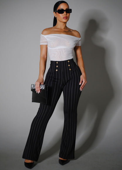 Off Shoulder Ruched Mesh Crop Top White