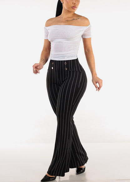 Off Shoulder Ruched Mesh Crop Top White