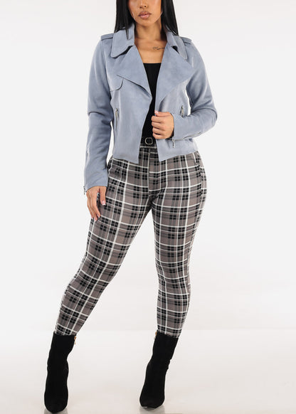 Long Sleeve Square Neck Stretch Sweater Top Black