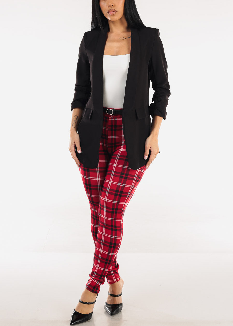 Sleeveless Square Neck Stretchy Top White