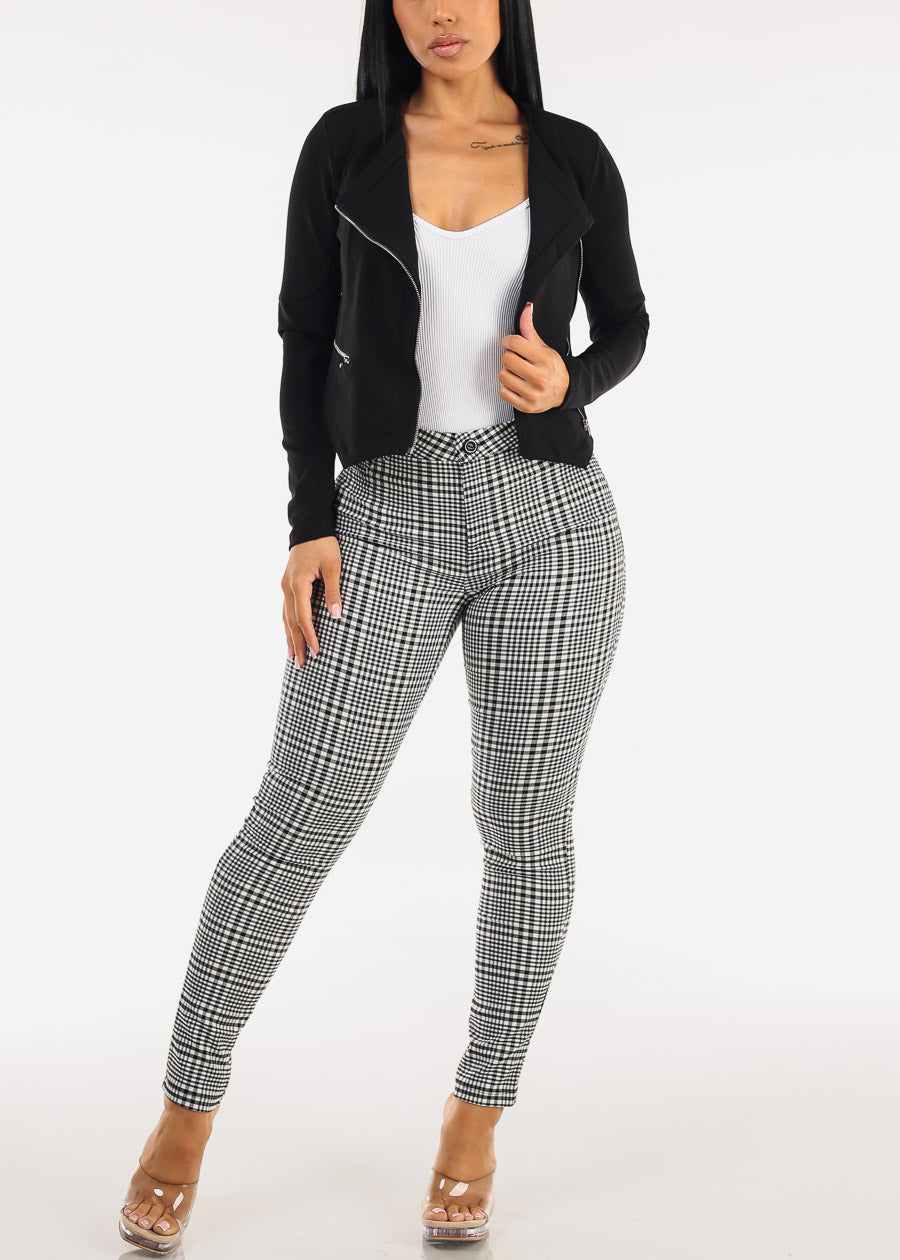 Stretch Sleeveless Vneck Ribbed Bodysuit White