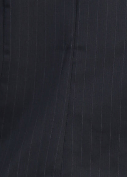 Long Sleeve Stripe Hooded Blazer Navy