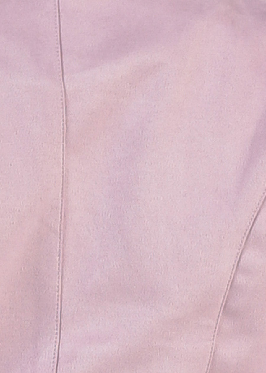 Zip Up Suede Biker Jacket Lavender