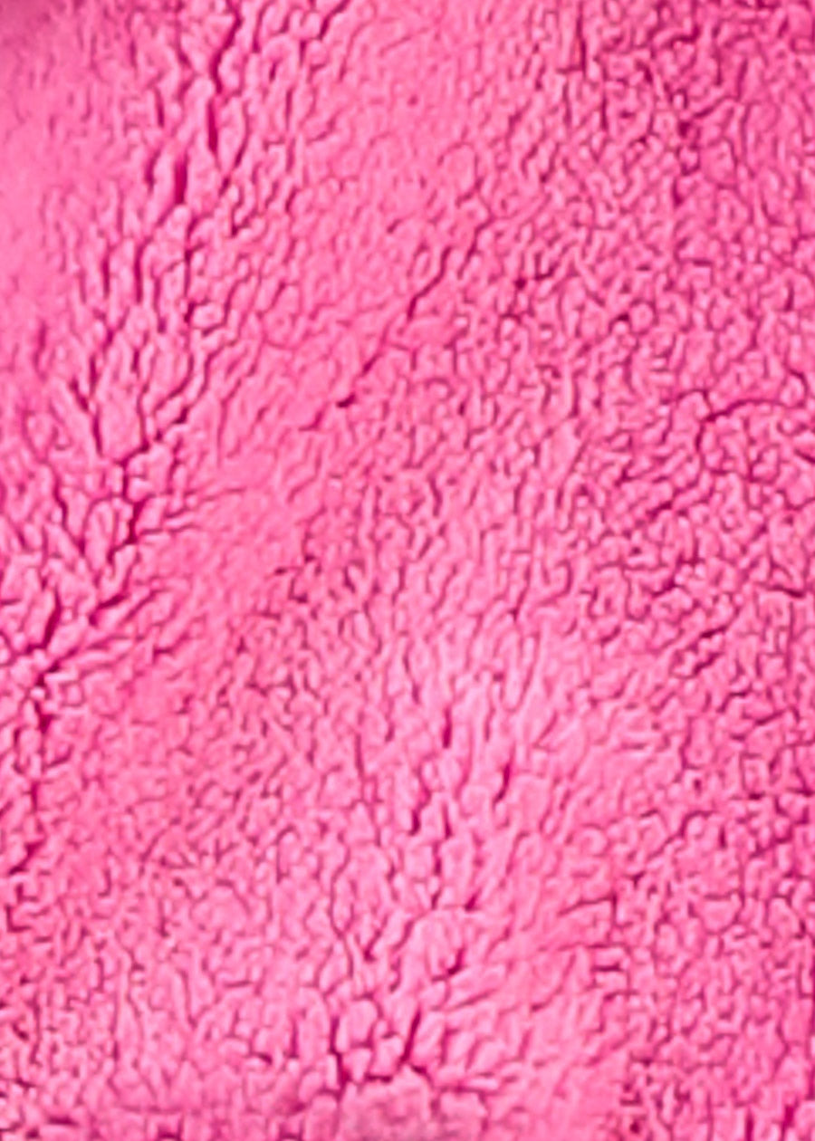 Reversible Sherpa Zip Up Jacket Hot Pink w Hoodie