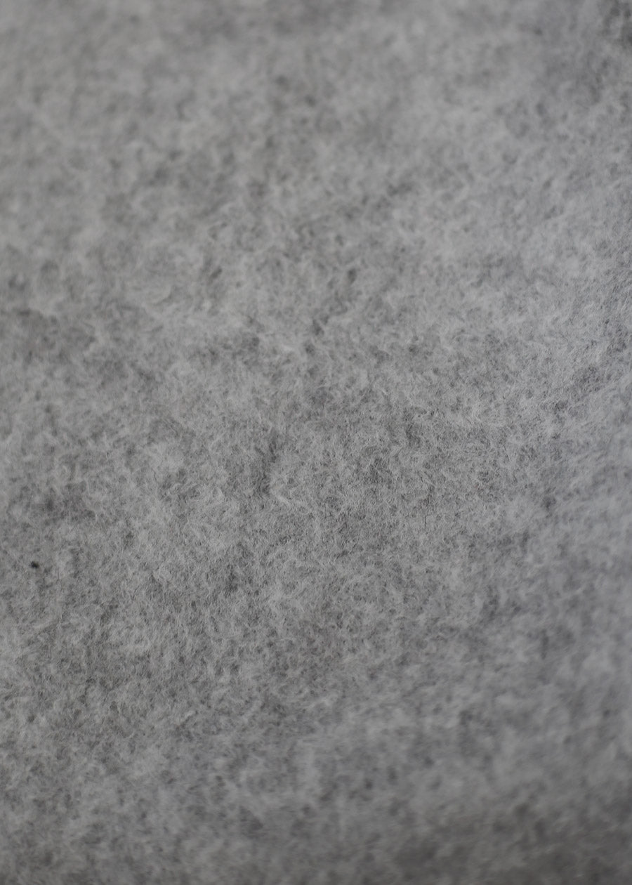 High Waist Wide Leg Fleece Sweatpants Grey w Striped Waist