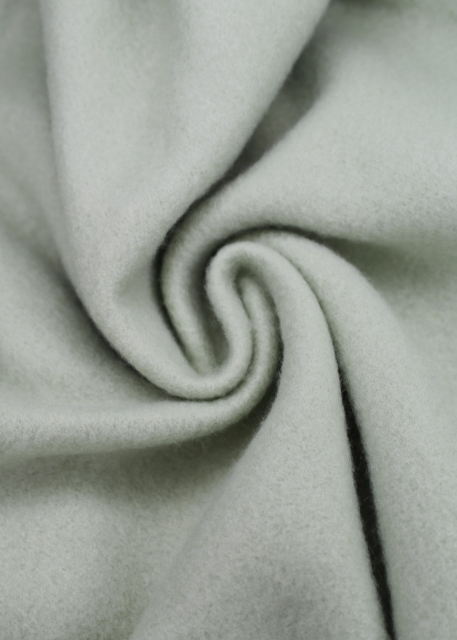 High Waisted Wide Leg Fleece Sweatpants Sage