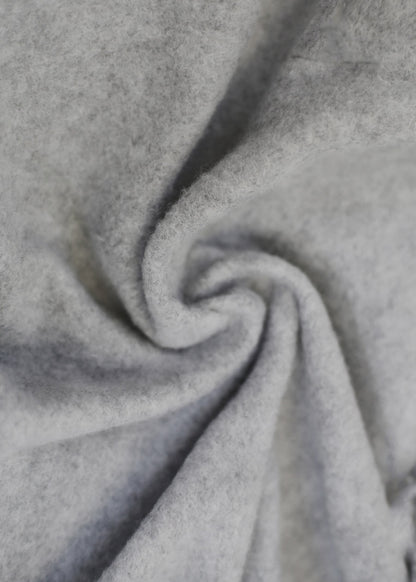 High Waisted Wide Leg Fleece Sweatpants Grey