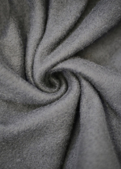 High Waist Wide Leg Fleece Sweatpants Black w Striped Waist