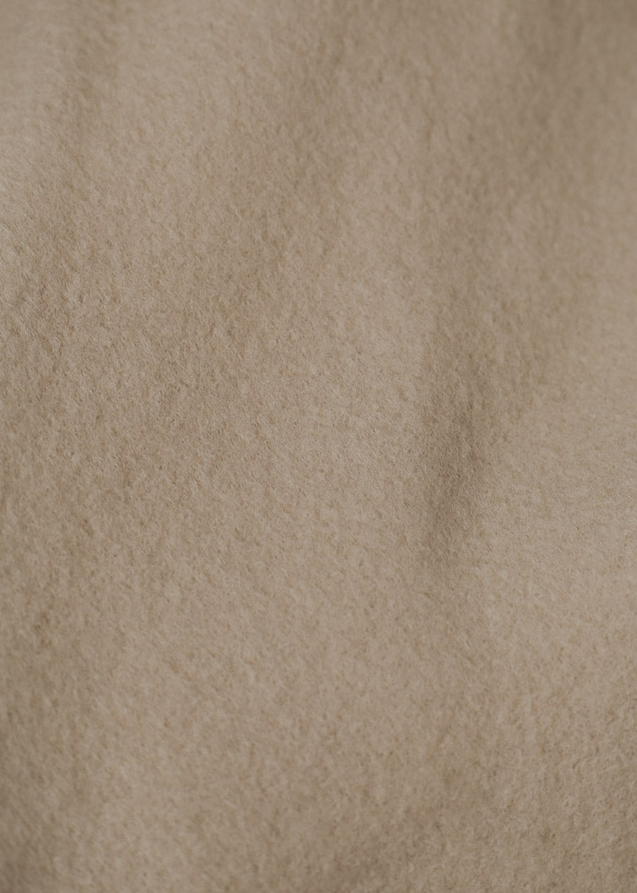 High Waisted Wide Leg Fleece Sweatpants Mocha