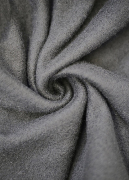 High Waisted Wide Leg Fleece Sweatpants Black