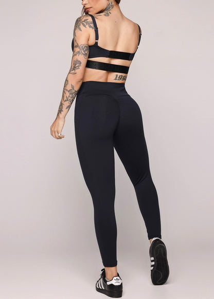 MADE IN BRAZIL Butt Lift Scrunch Leggings Black