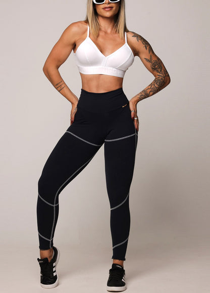 MADE IN BRAZIL Butt Lift Scrunch Leggings B&W