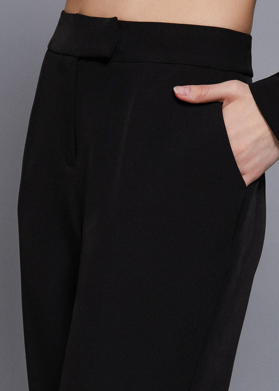 Butt Lift Black High Waisted Bootcut Dress Pants