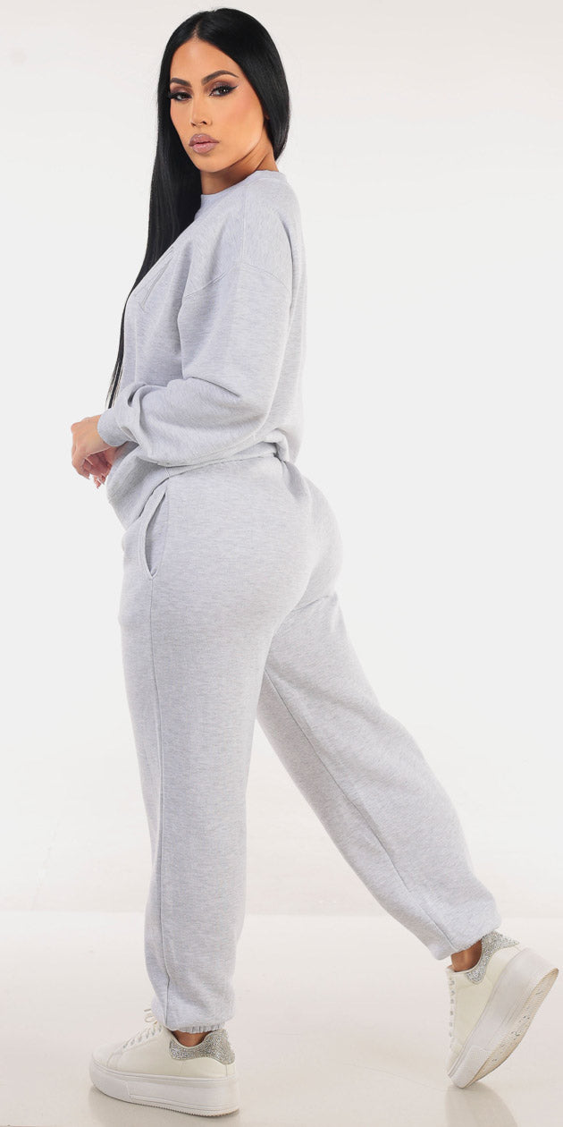 Grey Bonita Fleece Combo