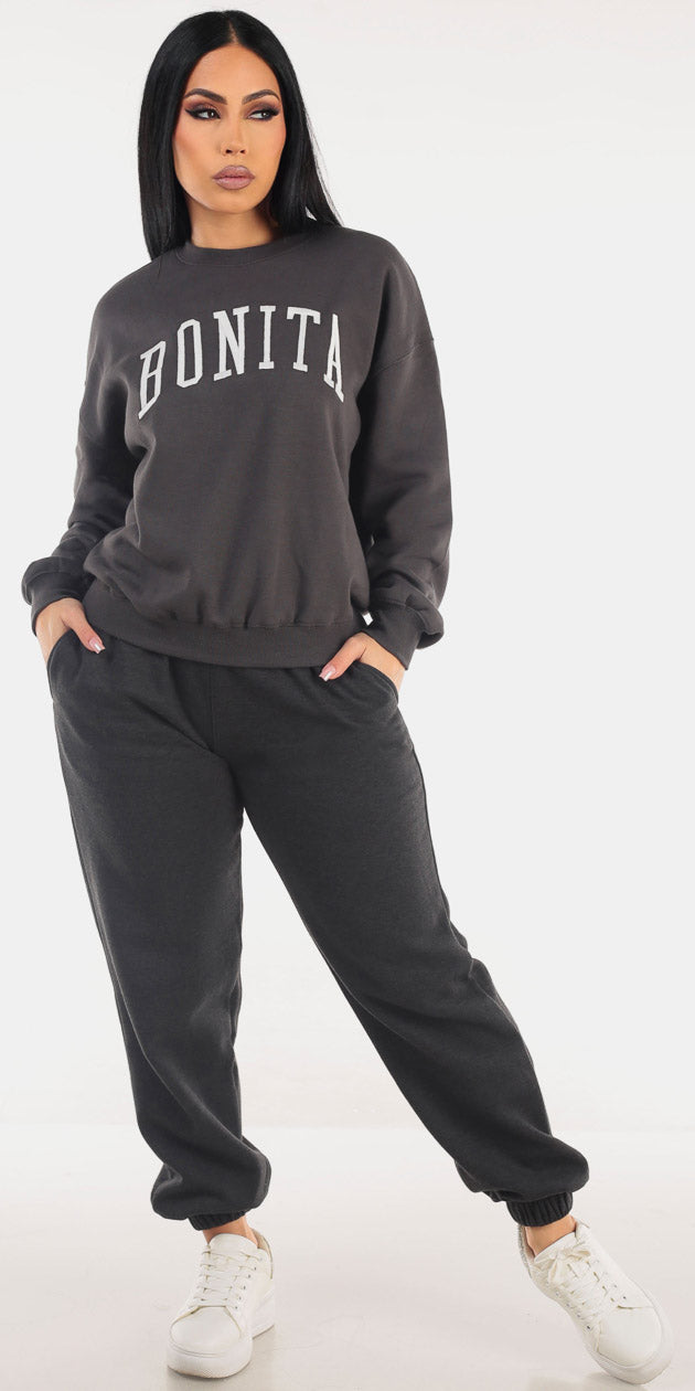 Fleece Bonita Jogger Outfit