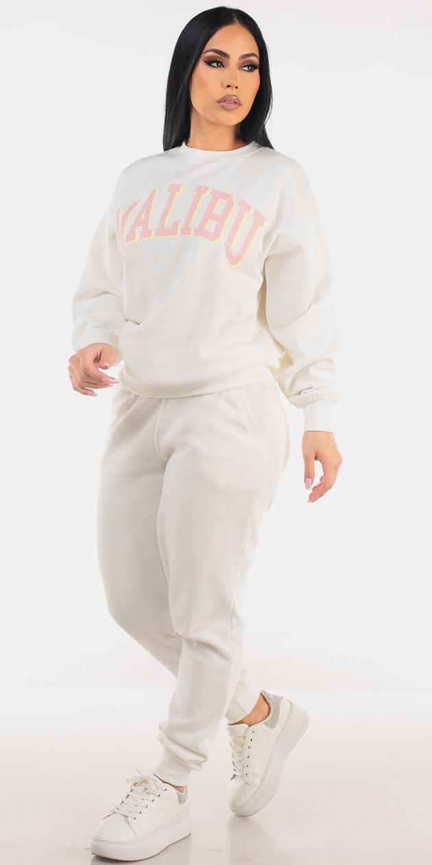 Malibu Fleece Jogger Look