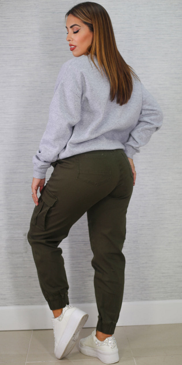 Merci Olive Jogger Combo