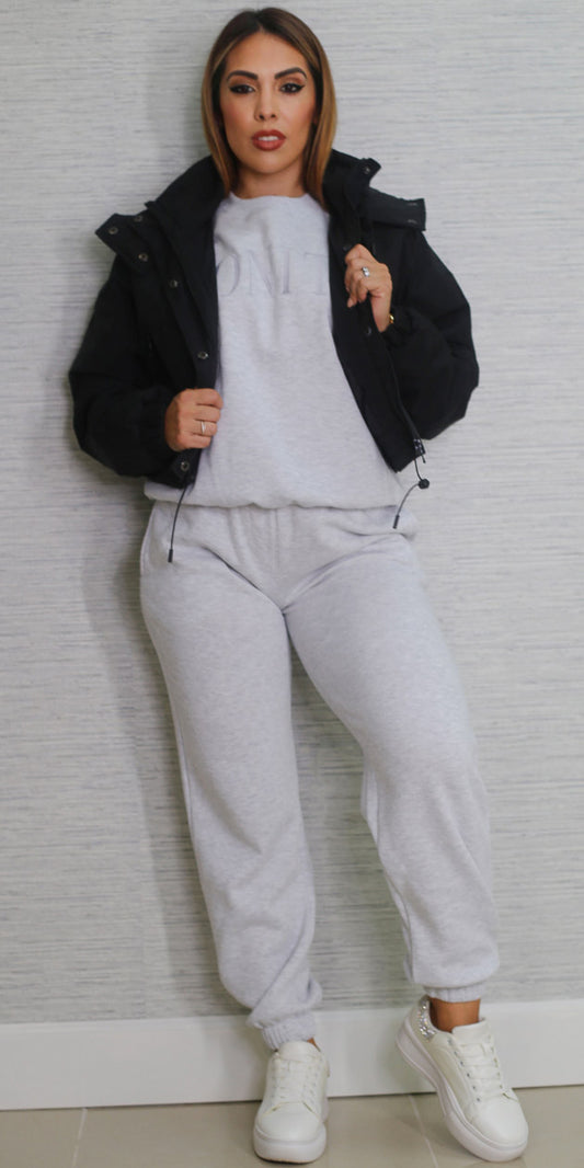 Puffer Fleece Jogger Trio