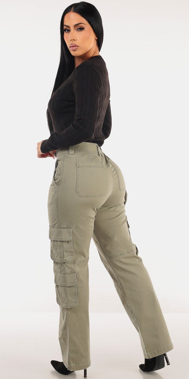 Black Butt Lift Cargo Outfit