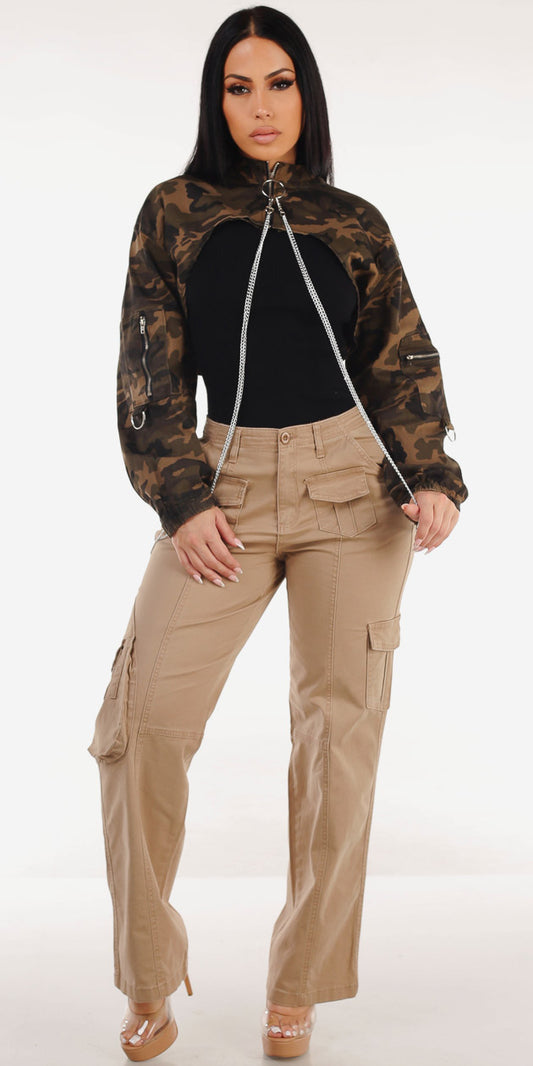 Camo Black Cargo Denim Trio