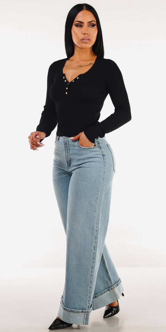 Black Cotton Jeans Outfit