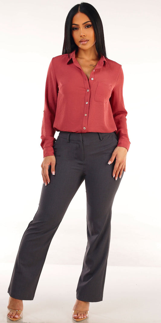 Mauve Levantacola Pants Outfit