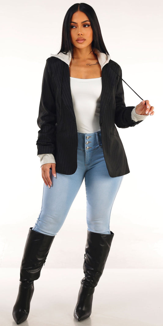 Stripe White Levantacola Skinnies Trio