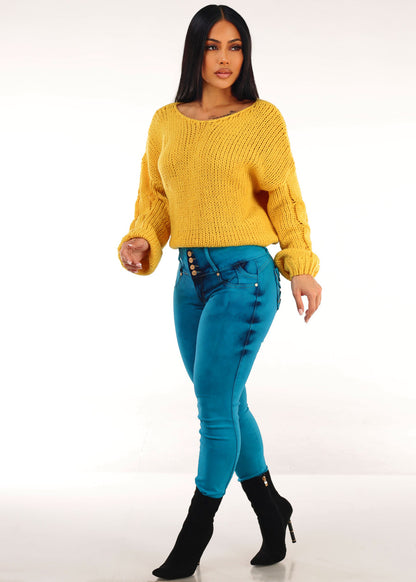 MX JEANS Butt Lift Chain Pocket Design Jeans