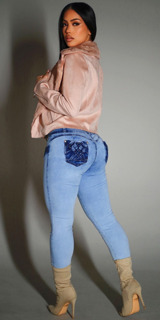 Suede White Levantacola Skinnies Trio