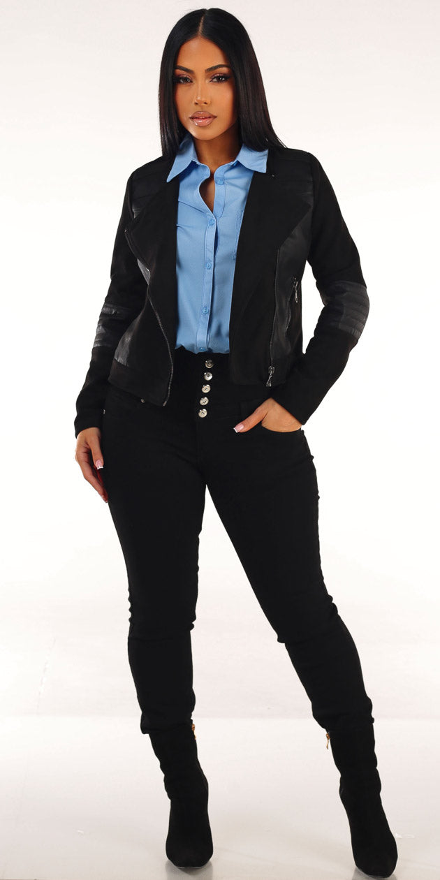 Suede Blue Levantacola Denim Trio