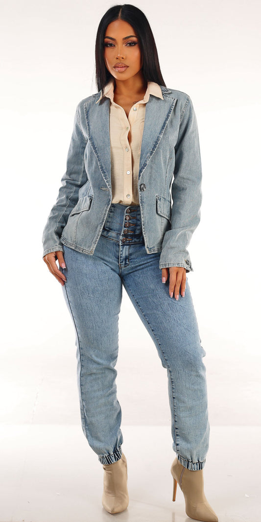 Denim Khaki Levantacola Denim Trio